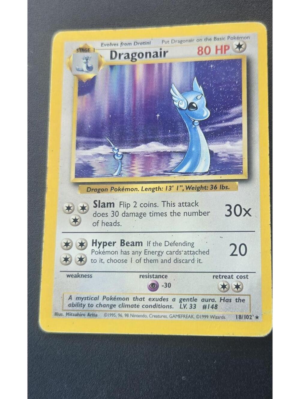 Dragonair 80 HP Pokemon Card
